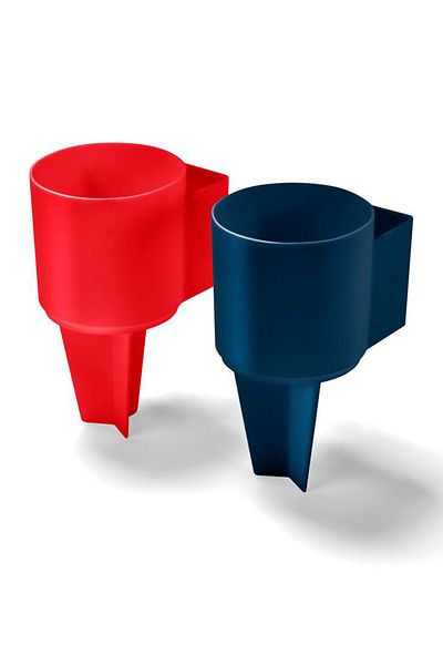 Tchibo 2 Pack Beach Mug Holders, Navy