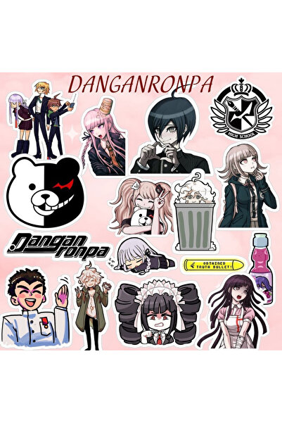 Pufidik مجموعة ملصقات Danganronpa - ملصقات للكمبيوتر المحمول والكمبيوتر المحم...