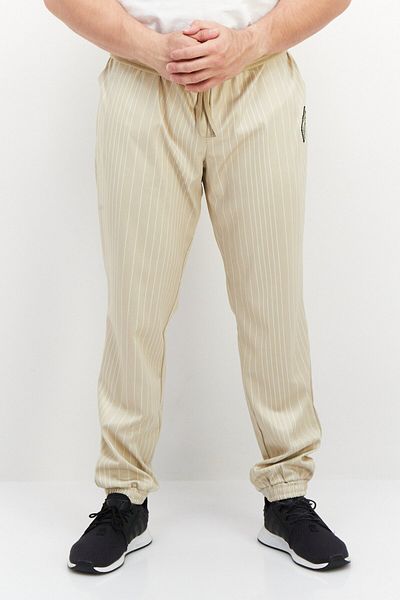 Fila Men Sportswear Fit Brand Logo Training Sweatpant, Beige