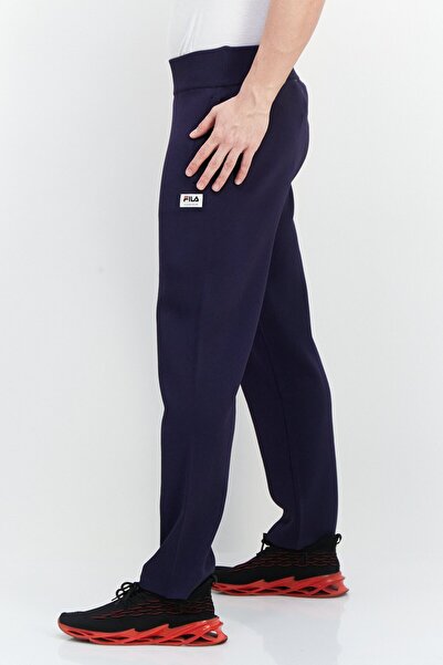 Fila Men Sportswear Fit Teramo Knitted Sweatpants, Navy Blue