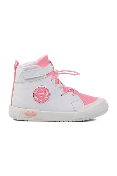 WALKWAY Pantofi pentru copii, unisex, alb-pudră, până la gleznă, Rocky 17-B