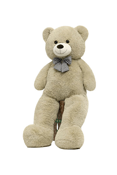 Sole 140 cm Papyonlu Sevimli Peluş Ayı Sevgiliye Özel Hediye