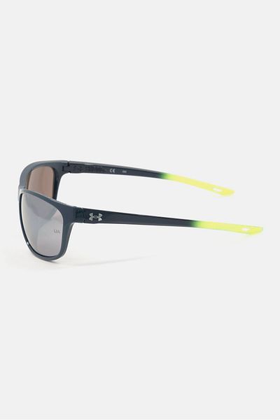 Under Armour نظارة شمسية UNDENIABLE JR رياضية للرجال، باللون الأزرق