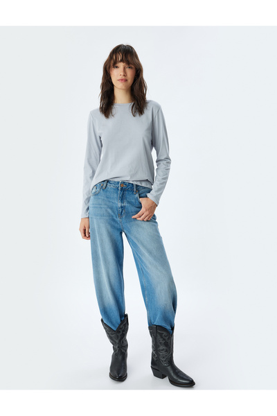 Koton Tricou cu mânecă lungă din bumbac