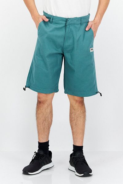 Fila شورت تونز سكيتر للرجال، لون أخضر