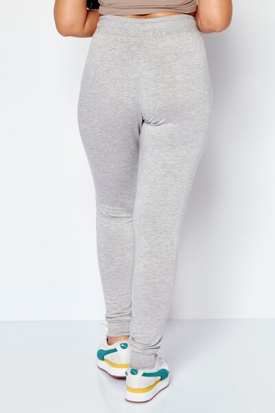 Felina Women Regular Fit Plain Sweatpants, Grey