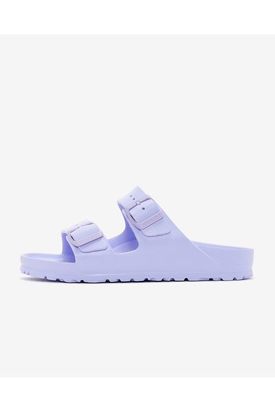 Birkenstock Γυναικείες μωβ παντόφλες Arizona Eva 1017046- Snikstra