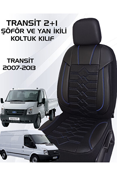 NİSATEKSTİL FORD TRANSİT (2007-2013 Yıllar Arası Uyumlu ) Ön 2+1 Koltuk Kılıf...