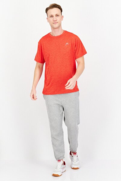 Head Men Sportswear Fit Short Sleeve Brand Logo Training T-Shirt, Red