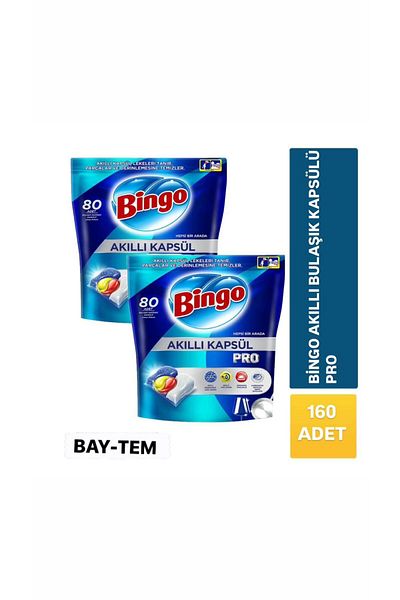 Bingo Pro Dishwasher - Smart Capsule Detergent Tablet 160Pcs