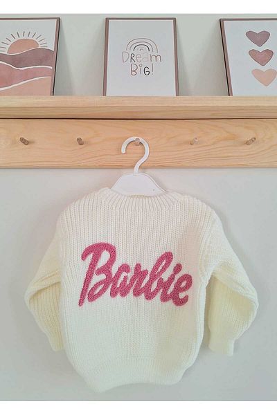 Nimini Kids Punch Embroidered Extra Flexible Crew Neck Baby & Kids Sweater (0-5 Years)