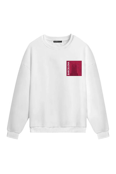 Mounte Bianca Unisex Barcelona - Κανονικό φούτερ