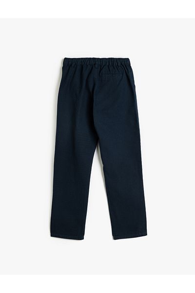 Koton Cotton Chino Pants - Waist Tied
