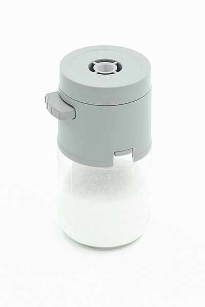 ATA HOME New Generation with Dosing - Gramage Adjustable Button Press Salt Bowl Sugar Pepper Bowl