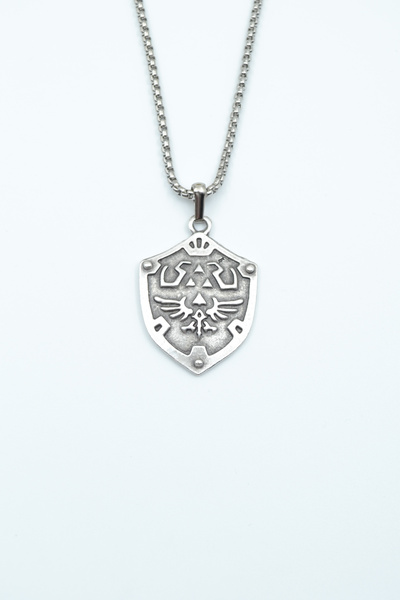 Had Safha قلادة سلسلة محبوكة من The Legend of Zelda Shield