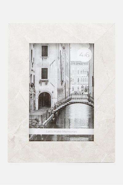Enchante Accessories Wooden Photo Frame 4 X 6 , White
