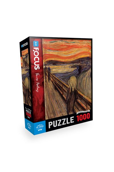 Blue Focus 1000 Piece Puzzle - the Scream (Scream)