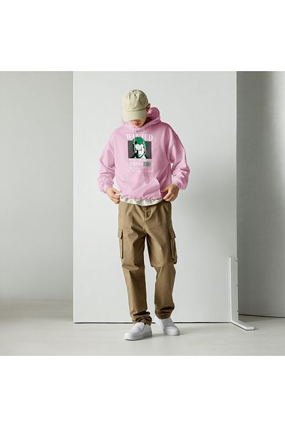 Moda Glo Φούτερ Unisex Zoro με στάμπα με κουκούλα