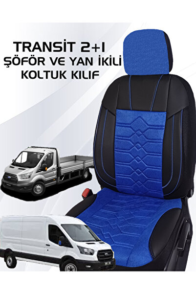 NİSATEKSTİL Ford Transit (2014-2024 Yıllar Arası Uyumlu ) araca özel Ön 2+1 K...