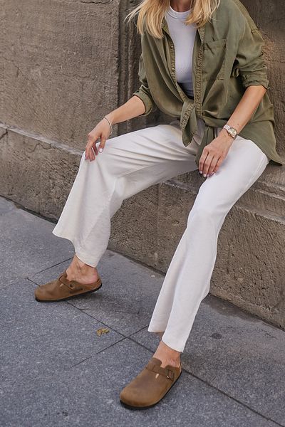 Uniqueqoop Παντόφλες Unisex από γνήσιο δέρμα μανιταριού Oslo
