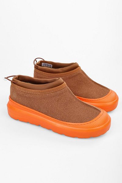 Shoeberry Damen-Stiefel Arlo Orange-Tan aus Wildleder