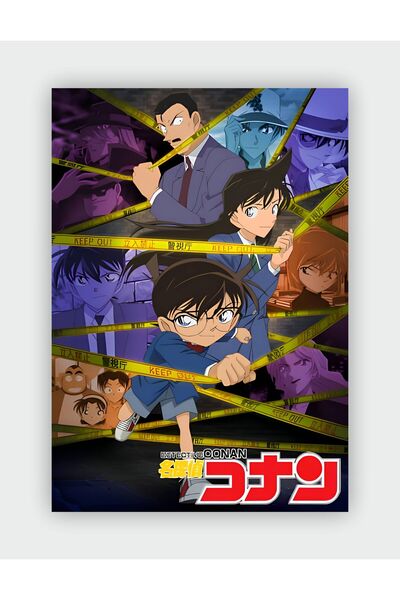 fırsatlar diyarı Case Closed - Dedektif Conan Anime Hd Manga Duvar Posteri - ...