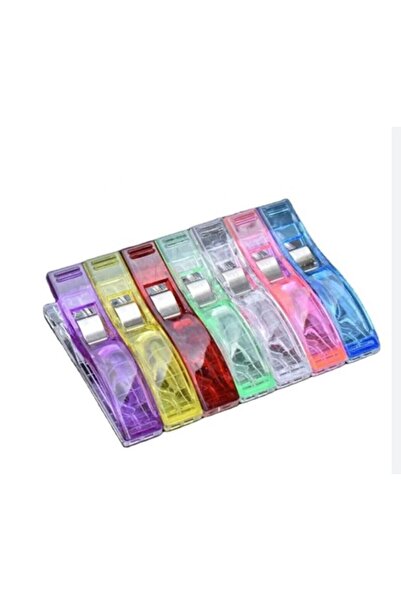 Set Dikiş Makineleri KUMAŞ MAŞASI (BÜYÜK BOY )ÇOK AMAÇLI RENKLİ MANDAL (12 ADET)