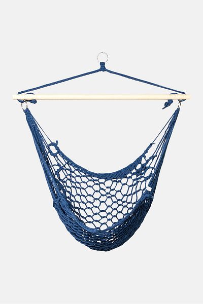 Zingz Home Swinging Hammock Chair, Navy