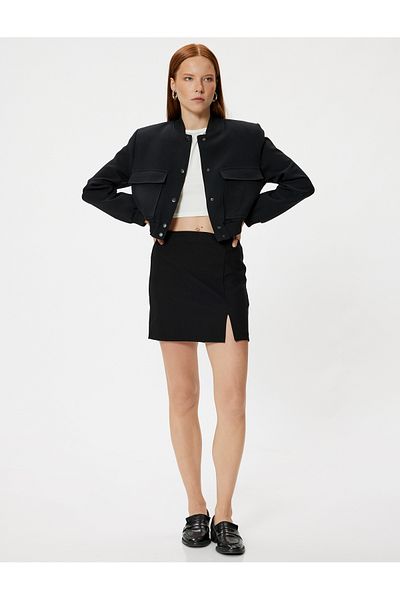 Koton Fustă mini cu detaliu slim Fit
