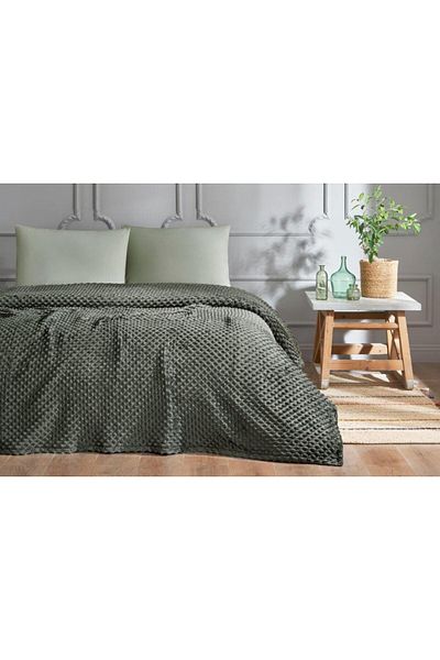 Özdilek Khaki Blanket Bud - Double 200X220