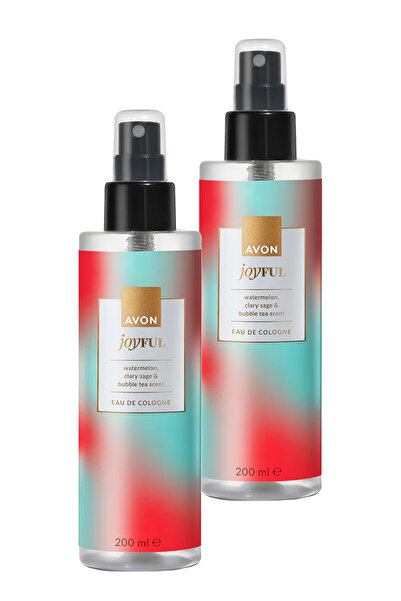 AVON Joyful Kolonya Edc 200 Ml. İkili Set