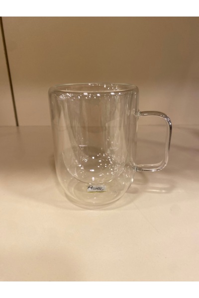 PLUS HOME KUPA ÇİFT CIDARLI CAM 300ML MODEL 2