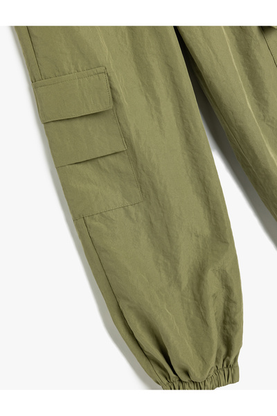 Koton Jogger Paraşüt Pantolon Cep Detaylı Beli Lastikli