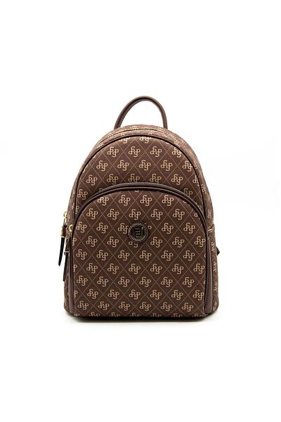 Silver Polo Γυναικείο σακίδιο πλάτης Silver & Polo Brown SP1062