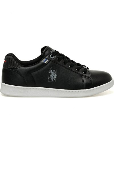 U.S. Polo Assn. U.S. Polo Assn. Erna 4Fx Siyah Erkek Klasik Sneaker Spor Ayak...
