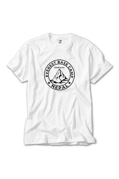 CrowsGate Everestt Base Camp Nepal White T-Shirt
