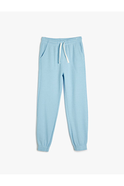 Koton Βαμβακερή υφή Basic Jogger Sweatpants - Δέσιμο στη μέση