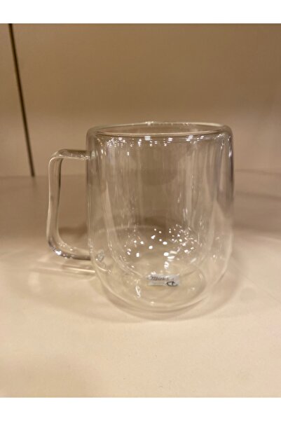 PLUS HOME KUPA ÇİFT CIDARLI CAM 300 ML BÜYÜKBOY MODEL 1