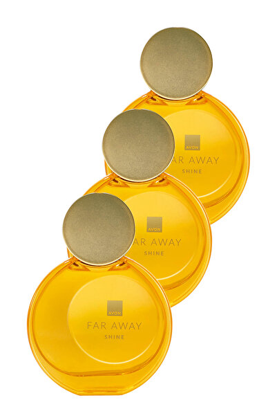 AVON Far Away Shine Kadın Parfüm Edp 50 Ml. Üçlü Set