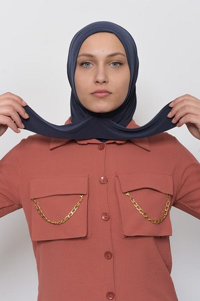 Altobeh Hijab - Έτοιμο κασκόλ με κουμπωτά