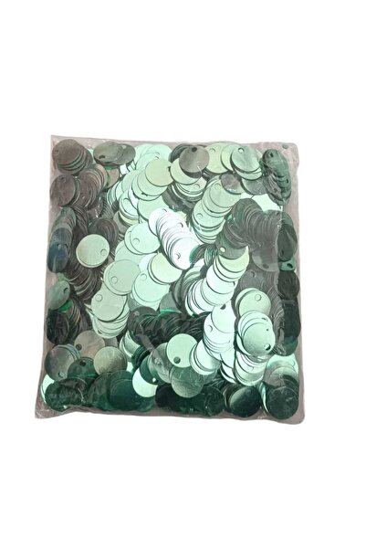 Safir Tuhafiye Zelena torba sa izvezenim šljokicama, 250 grama, 20 mm