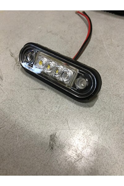 Universal 10 Adet Parmak Led Fristom Tipi Led 12/24 Volt Beyaz Kır