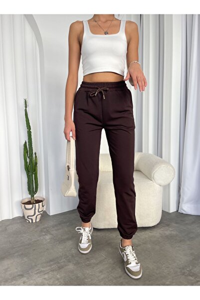 Swana Καφέ Γυναικείο Φούτερ - Βαμβακερό Σαρδόνι, Ποτό