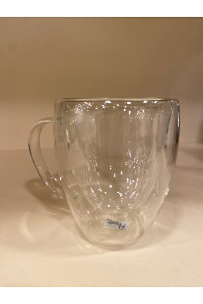 PLUS HOME KUPA ÇİFT CIDARLI CAM 300 ML MODEL 3