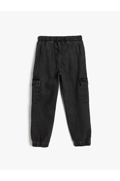 Koton Cotton Kids Jogger Jeans - Pocketed