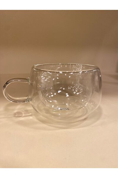 PLUS HOME KUPA ÇİFT CIDARLI CAM 280 ML ORTABOY