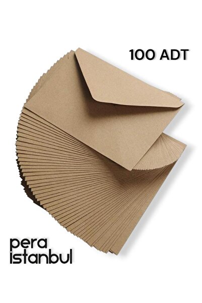 Pera İstanbul 100 ظرف حرف كرافت - 13 × 18 سم، 100 جرام