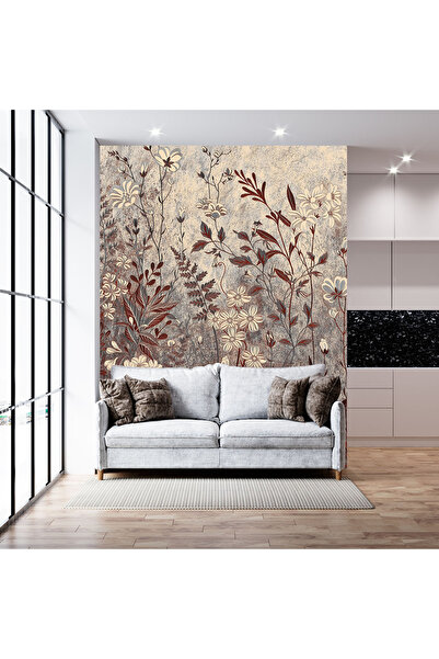 Home efektli çiçekler poster duvar kağıdı