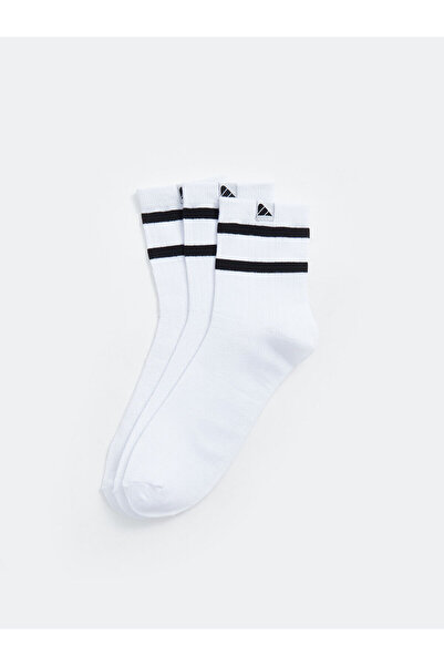 LC Waikiki New Season Striped Men's Socks 3-Piece Set