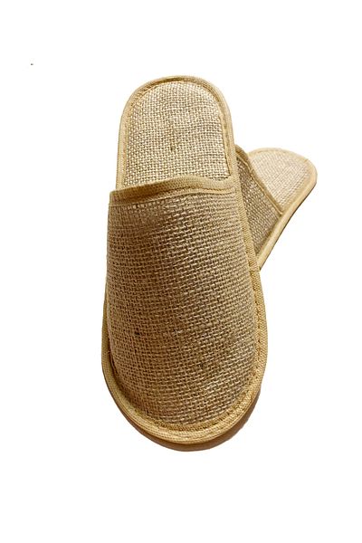 Chochili Φυσικές Παντόφλες Ξενοδοχείου (10PAIRS) Ύφασμα γιούτας